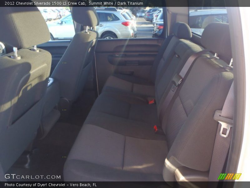 Summit White / Dark Titanium 2012 Chevrolet Silverado 1500 LS Crew Cab