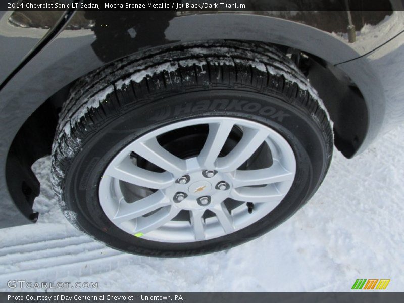 Mocha Bronze Metallic / Jet Black/Dark Titanium 2014 Chevrolet Sonic LT Sedan