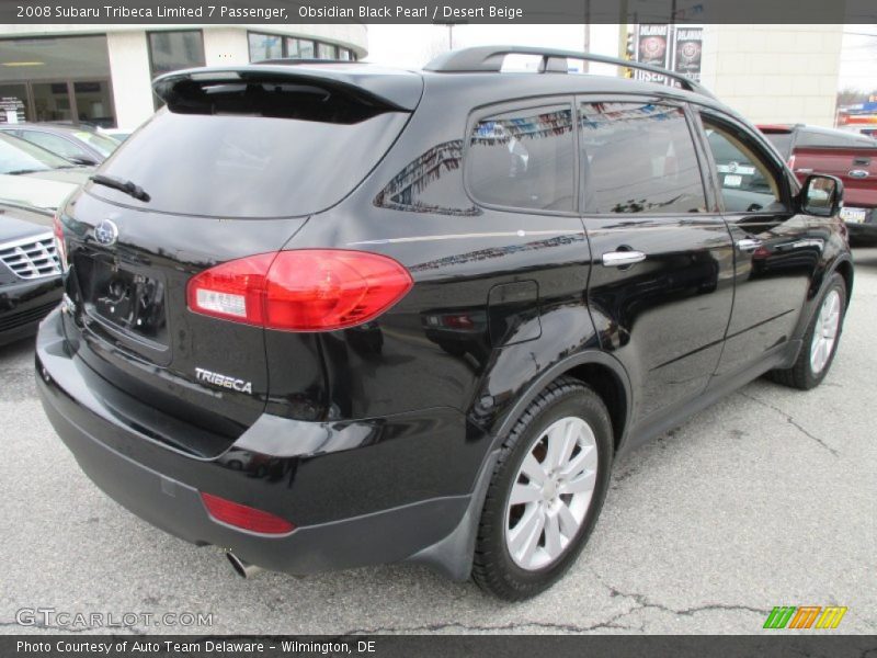 Obsidian Black Pearl / Desert Beige 2008 Subaru Tribeca Limited 7 Passenger