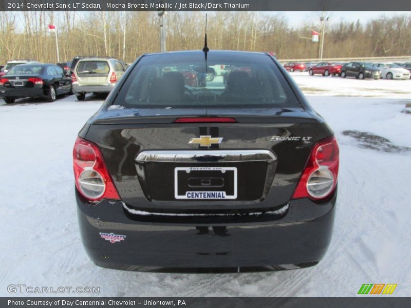 Mocha Bronze Metallic / Jet Black/Dark Titanium 2014 Chevrolet Sonic LT Sedan