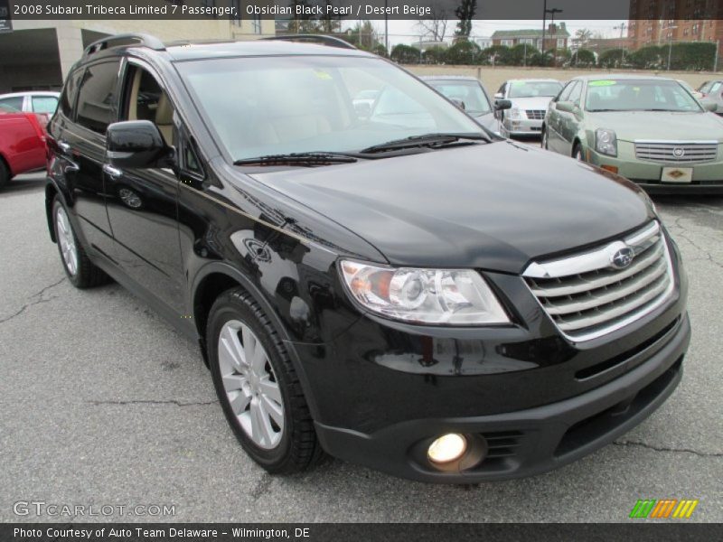 Obsidian Black Pearl / Desert Beige 2008 Subaru Tribeca Limited 7 Passenger