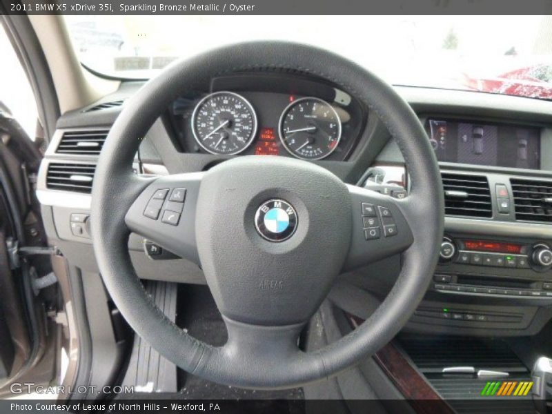 Sparkling Bronze Metallic / Oyster 2011 BMW X5 xDrive 35i