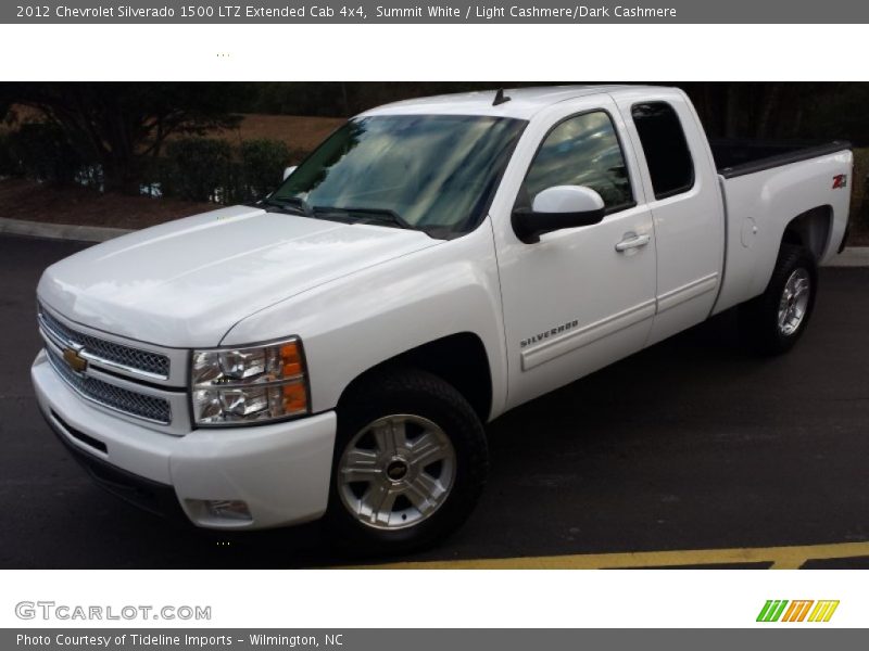 Summit White / Light Cashmere/Dark Cashmere 2012 Chevrolet Silverado 1500 LTZ Extended Cab 4x4