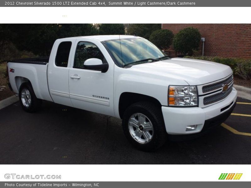 Summit White / Light Cashmere/Dark Cashmere 2012 Chevrolet Silverado 1500 LTZ Extended Cab 4x4