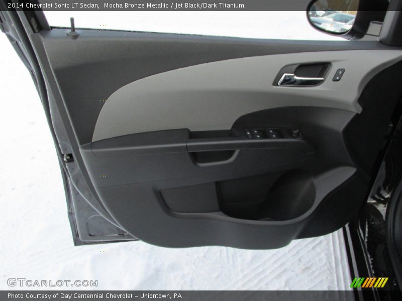 Mocha Bronze Metallic / Jet Black/Dark Titanium 2014 Chevrolet Sonic LT Sedan