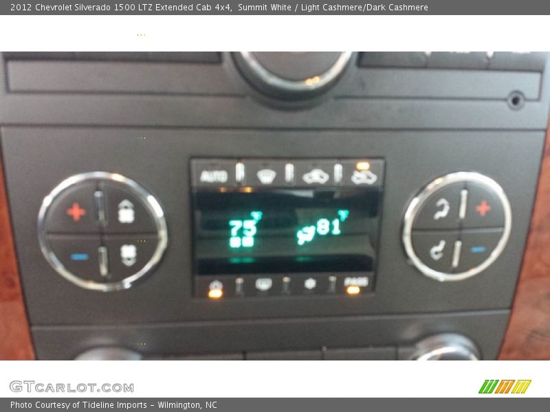 Summit White / Light Cashmere/Dark Cashmere 2012 Chevrolet Silverado 1500 LTZ Extended Cab 4x4