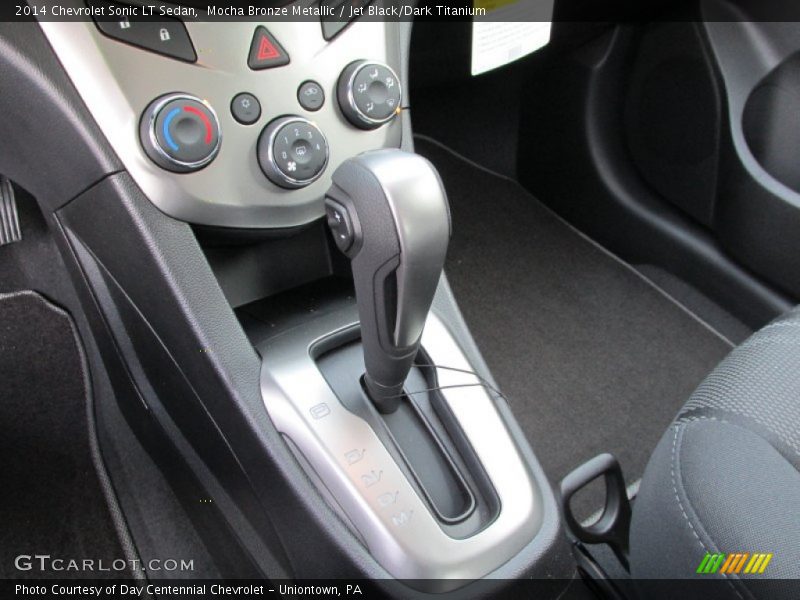 Mocha Bronze Metallic / Jet Black/Dark Titanium 2014 Chevrolet Sonic LT Sedan