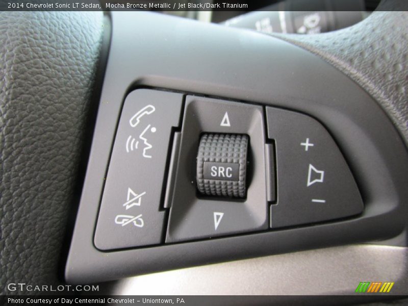 Mocha Bronze Metallic / Jet Black/Dark Titanium 2014 Chevrolet Sonic LT Sedan