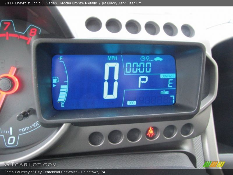 Mocha Bronze Metallic / Jet Black/Dark Titanium 2014 Chevrolet Sonic LT Sedan