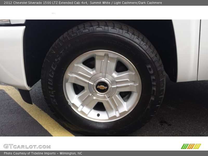 Summit White / Light Cashmere/Dark Cashmere 2012 Chevrolet Silverado 1500 LTZ Extended Cab 4x4