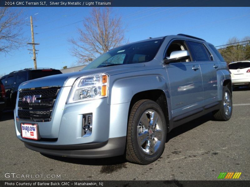 Silver Sky Metallic / Light Titanium 2014 GMC Terrain SLT