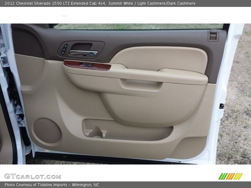 Summit White / Light Cashmere/Dark Cashmere 2012 Chevrolet Silverado 1500 LTZ Extended Cab 4x4