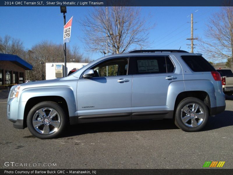 Silver Sky Metallic / Light Titanium 2014 GMC Terrain SLT