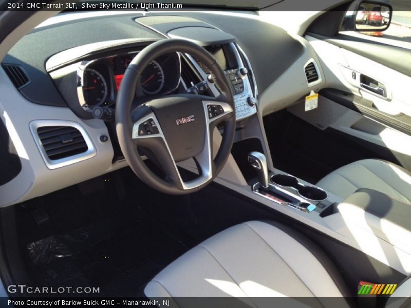 Silver Sky Metallic / Light Titanium 2014 GMC Terrain SLT