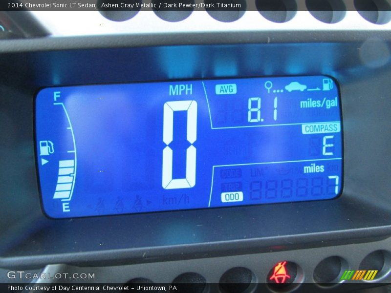 Ashen Gray Metallic / Dark Pewter/Dark Titanium 2014 Chevrolet Sonic LT Sedan