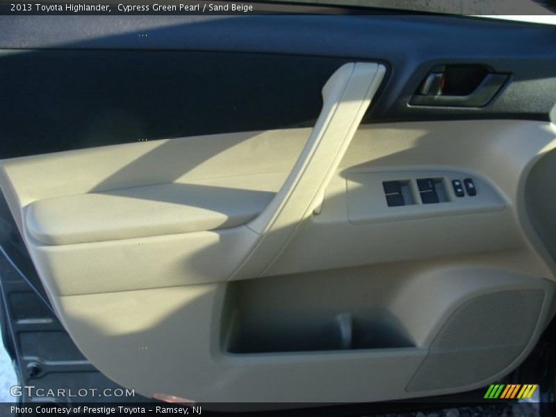 Cypress Green Pearl / Sand Beige 2013 Toyota Highlander