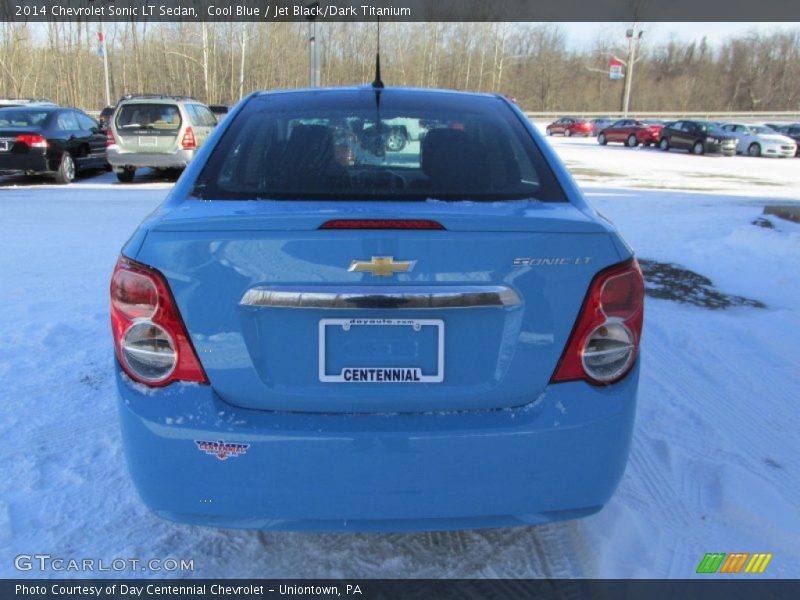 Cool Blue / Jet Black/Dark Titanium 2014 Chevrolet Sonic LT Sedan