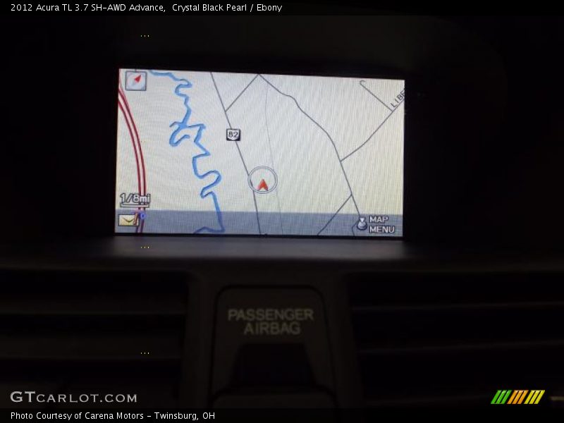 Crystal Black Pearl / Ebony 2012 Acura TL 3.7 SH-AWD Advance