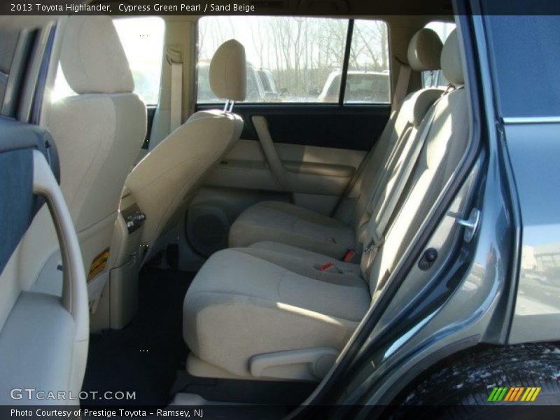 Cypress Green Pearl / Sand Beige 2013 Toyota Highlander