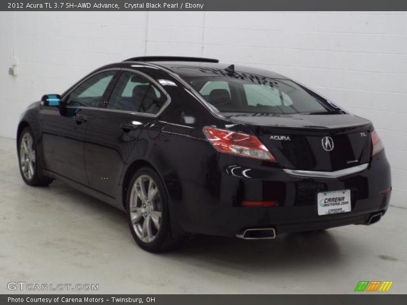 Crystal Black Pearl / Ebony 2012 Acura TL 3.7 SH-AWD Advance