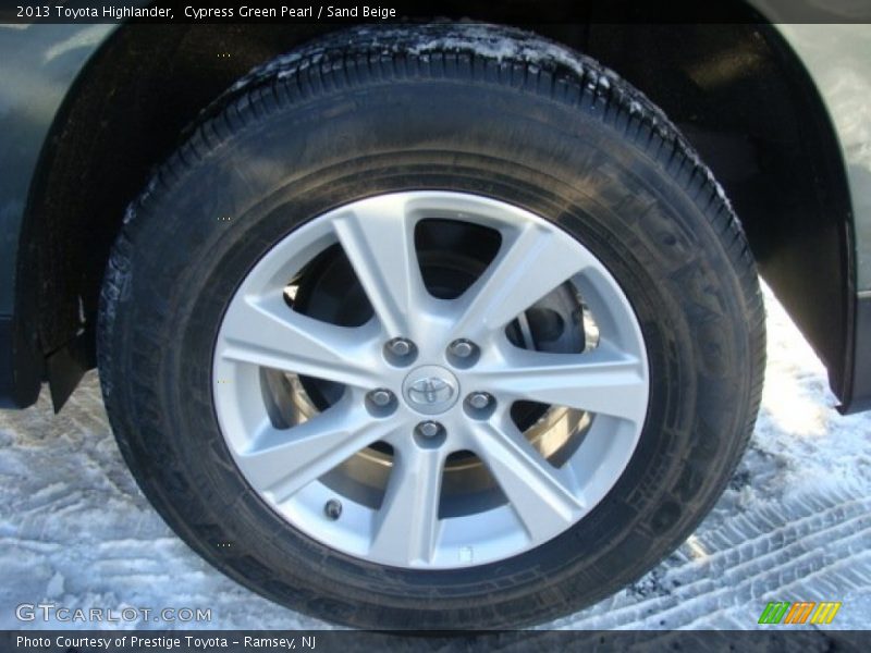 Cypress Green Pearl / Sand Beige 2013 Toyota Highlander