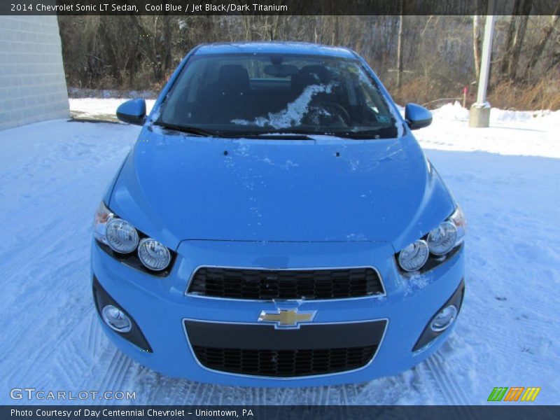 Cool Blue / Jet Black/Dark Titanium 2014 Chevrolet Sonic LT Sedan