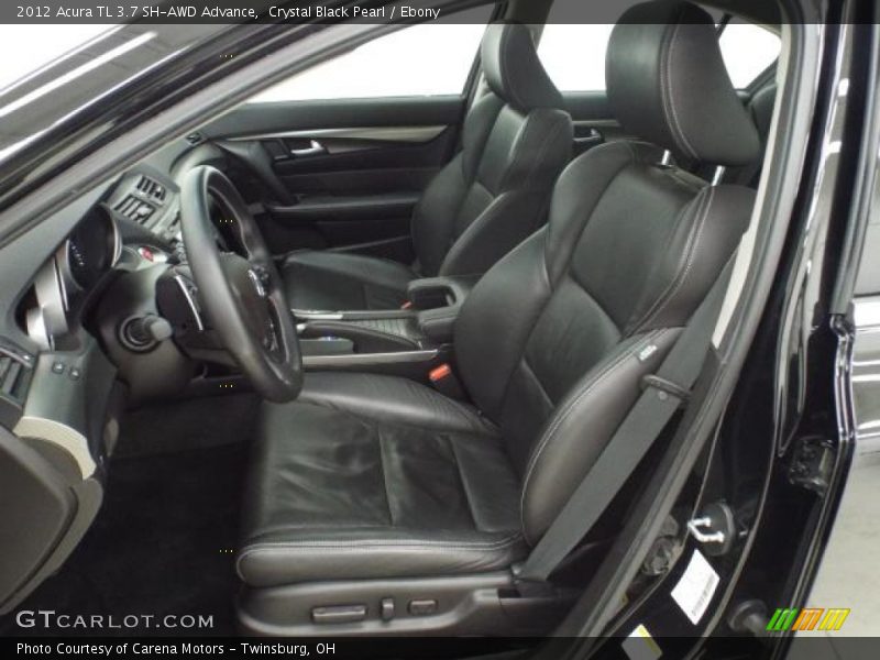 Crystal Black Pearl / Ebony 2012 Acura TL 3.7 SH-AWD Advance