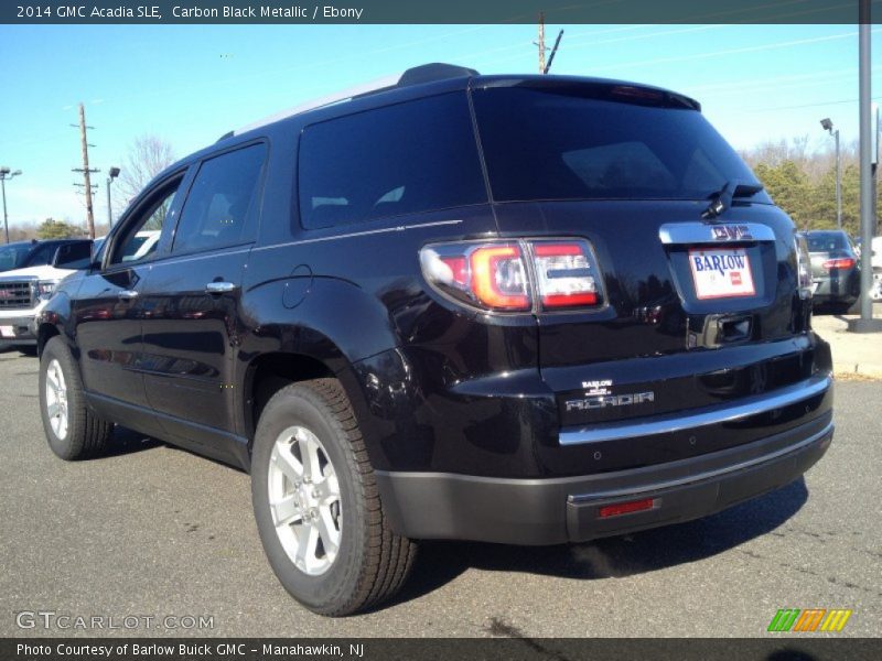Carbon Black Metallic / Ebony 2014 GMC Acadia SLE