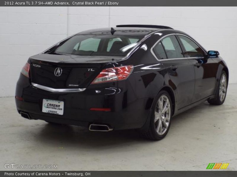 Crystal Black Pearl / Ebony 2012 Acura TL 3.7 SH-AWD Advance