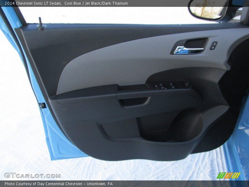 Cool Blue / Jet Black/Dark Titanium 2014 Chevrolet Sonic LT Sedan