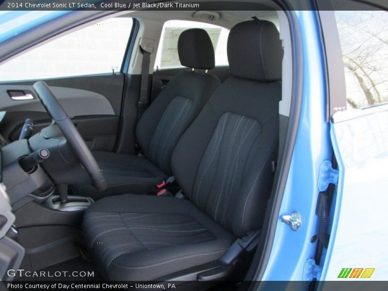 Cool Blue / Jet Black/Dark Titanium 2014 Chevrolet Sonic LT Sedan