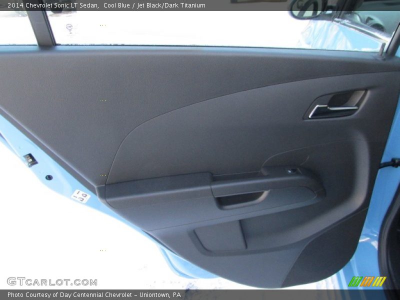 Cool Blue / Jet Black/Dark Titanium 2014 Chevrolet Sonic LT Sedan