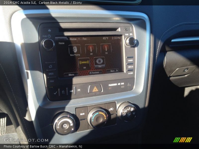 Carbon Black Metallic / Ebony 2014 GMC Acadia SLE