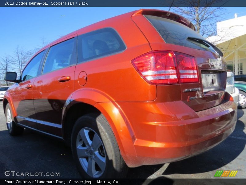 Copper Pearl / Black 2013 Dodge Journey SE