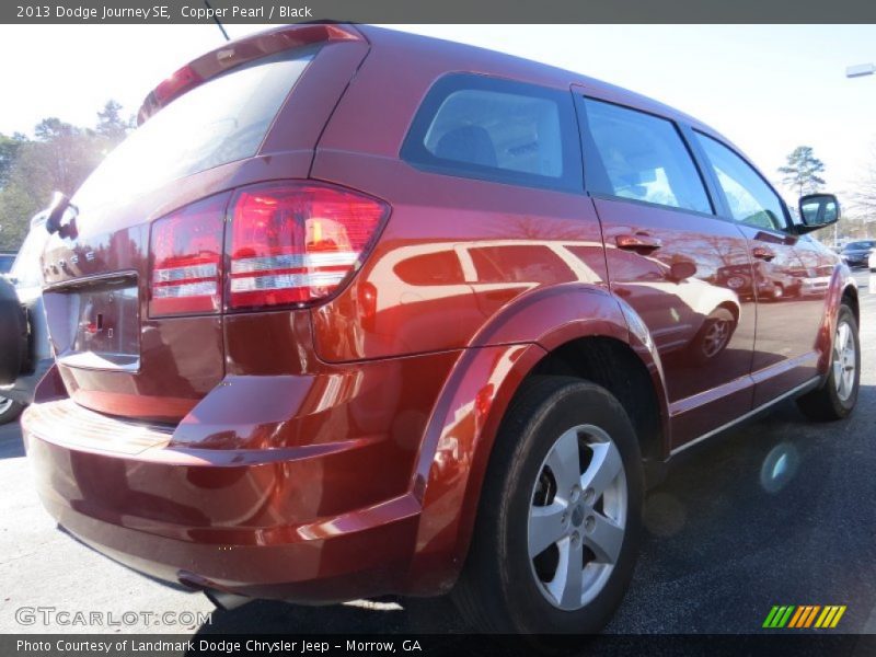 Copper Pearl / Black 2013 Dodge Journey SE