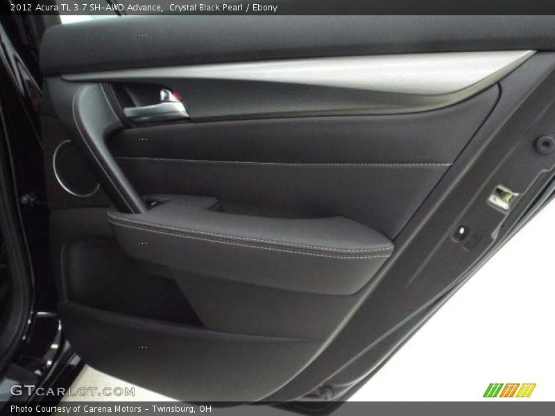 Crystal Black Pearl / Ebony 2012 Acura TL 3.7 SH-AWD Advance