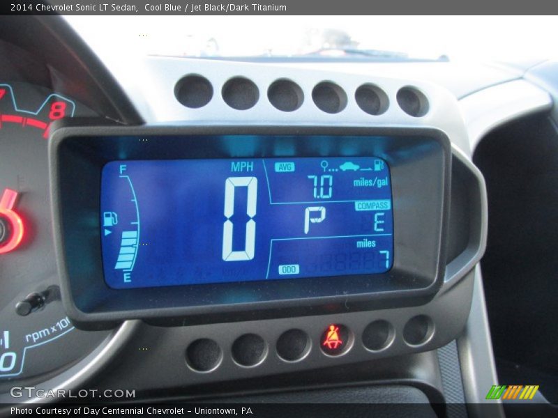 Cool Blue / Jet Black/Dark Titanium 2014 Chevrolet Sonic LT Sedan