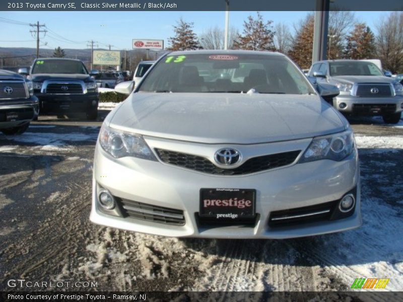 Classic Silver Metallic / Black/Ash 2013 Toyota Camry SE