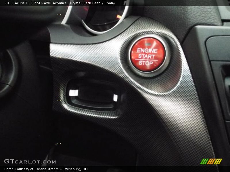 Crystal Black Pearl / Ebony 2012 Acura TL 3.7 SH-AWD Advance
