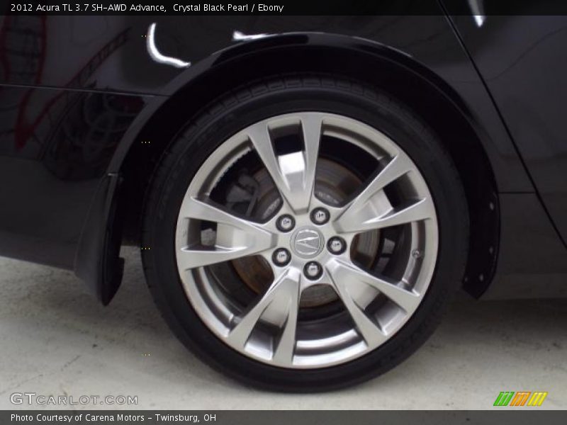 Crystal Black Pearl / Ebony 2012 Acura TL 3.7 SH-AWD Advance
