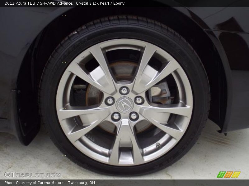 Crystal Black Pearl / Ebony 2012 Acura TL 3.7 SH-AWD Advance