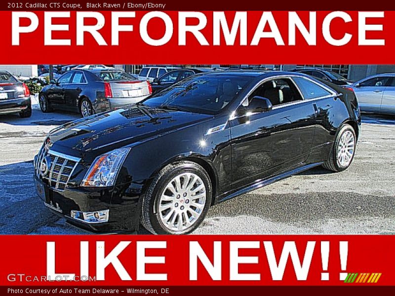 Black Raven / Ebony/Ebony 2012 Cadillac CTS Coupe