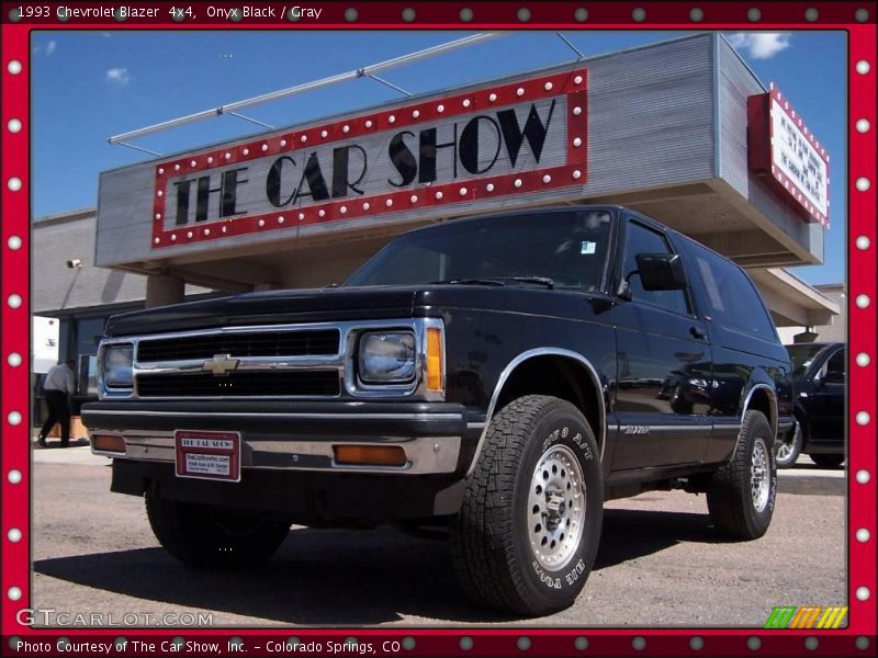 Onyx Black / Gray 1993 Chevrolet Blazer  4x4