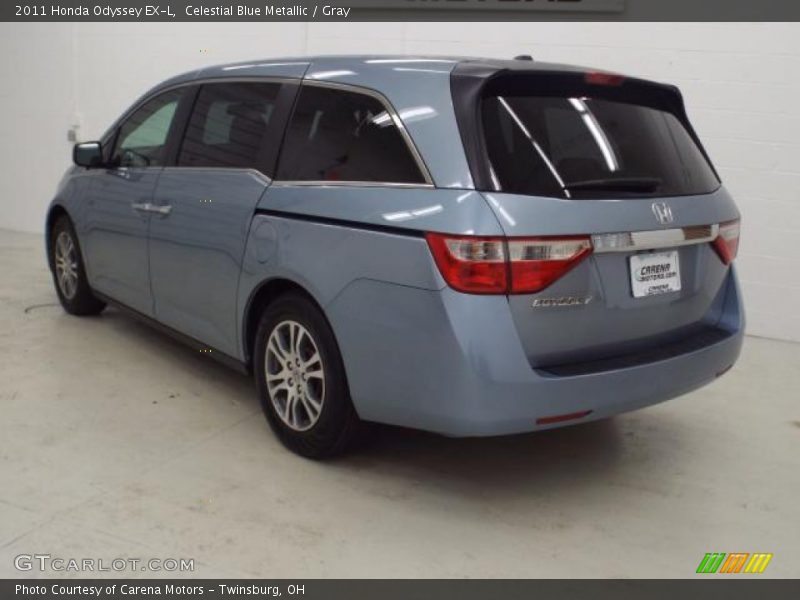 Celestial Blue Metallic / Gray 2011 Honda Odyssey EX-L