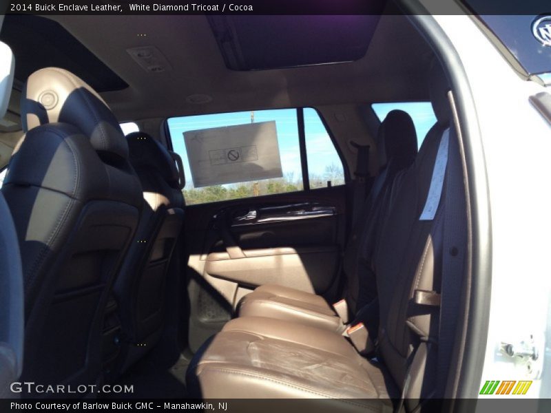 White Diamond Tricoat / Cocoa 2014 Buick Enclave Leather