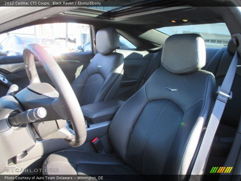 Black Raven / Ebony/Ebony 2012 Cadillac CTS Coupe