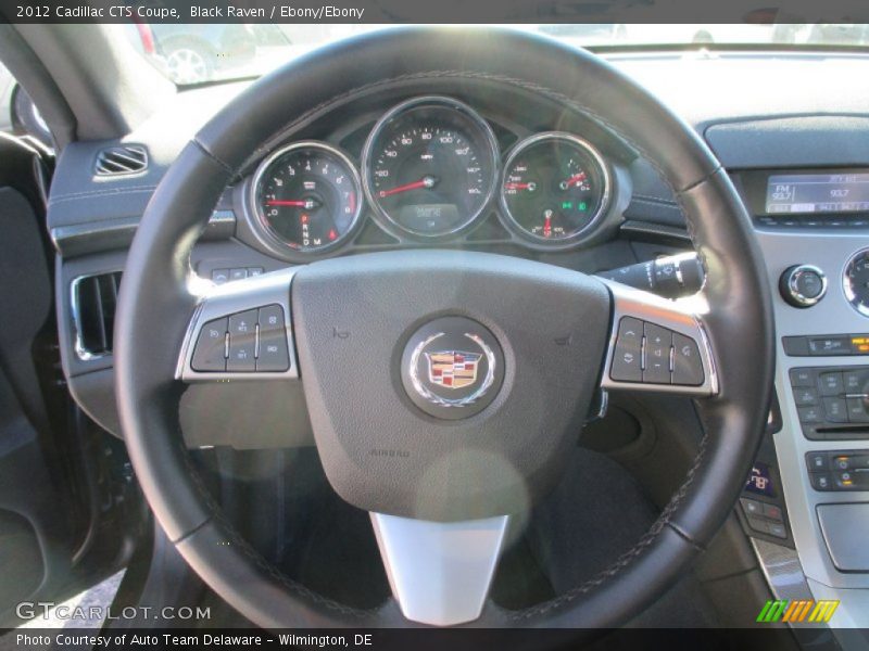 Black Raven / Ebony/Ebony 2012 Cadillac CTS Coupe