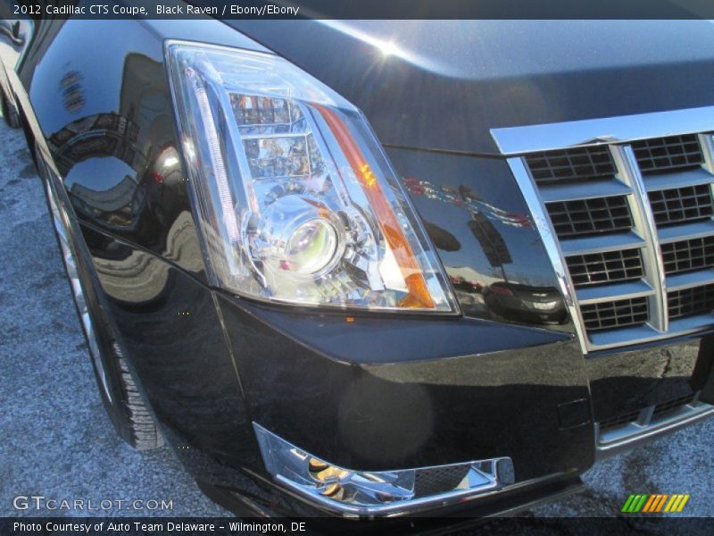 Black Raven / Ebony/Ebony 2012 Cadillac CTS Coupe