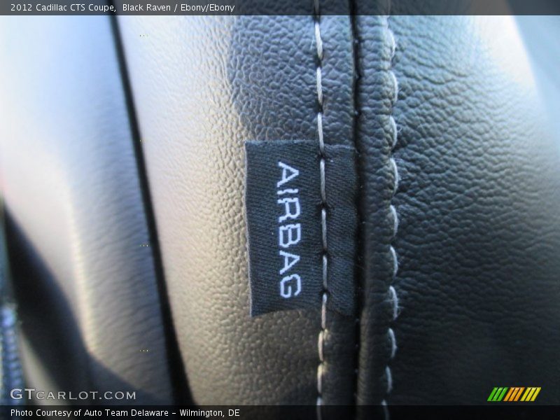 Black Raven / Ebony/Ebony 2012 Cadillac CTS Coupe