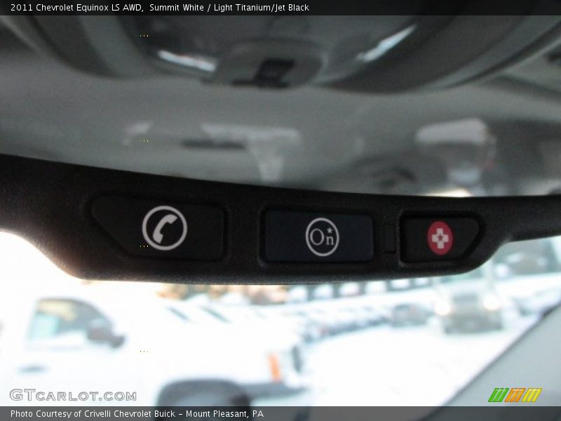 Summit White / Light Titanium/Jet Black 2011 Chevrolet Equinox LS AWD